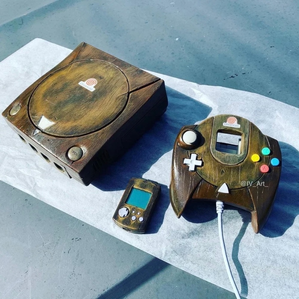 Custom Wooden Sega Dreamcast